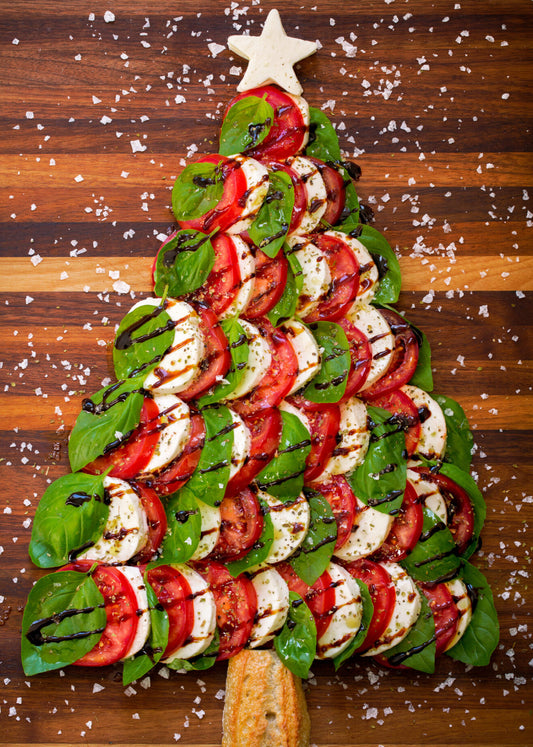 Caprese Salad Christmas Tree
