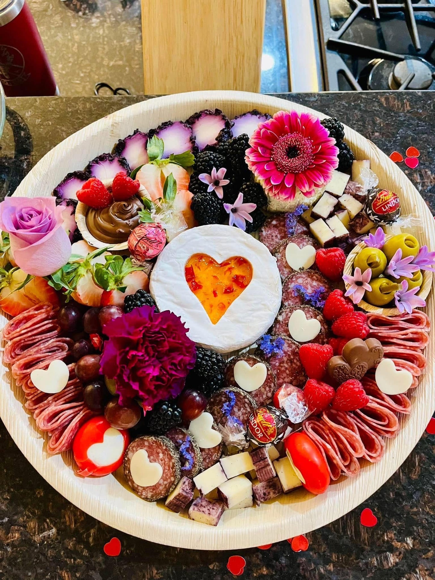 Valentine's Day Charcuterie Board